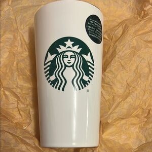 Starbucks White Tumbler